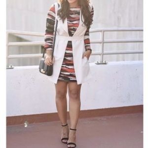 H&M Black, Green, Red Shift Dress